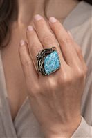 Ring Alcozer & J Woman in Metal Alloy Calcedonio A68EF17 - A68EF17